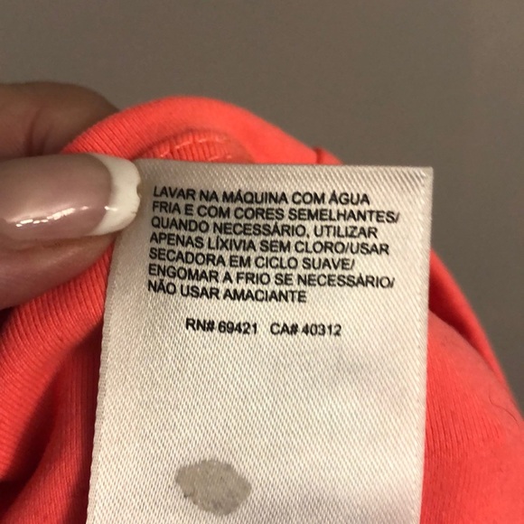 Reebok play dry cropped pants coral color - Picture 7 of 7